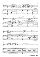 G. Fauré-Au bord de l'eau,in e flat minor Piano, Vocal scores gallery preview page 3