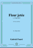 G. Fauré-Fleur jetée,in c sharp minor