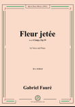 G. Fauré-Fleur jetée,in e minor
