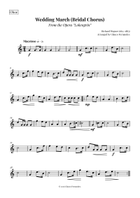Wedding March (Bridal Chorus) Woodwind Trio scores gallery preview page 4