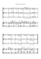 Wedding March (Bridal Chorus) Woodwind Trio scores gallery preview page 3