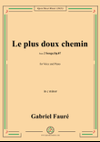 G. Fauré-Le plus doux chemin,in c minor