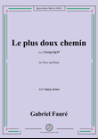 G. Fauré-Le plus doux chemin,in f sharp minor