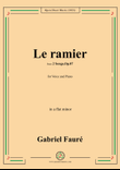 G. Fauré-Le ramier,in a flat minor