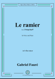 G. Fauré-Le ramier,in b flat minor