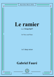 G. Fauré-Le ramier,in f sharp minor