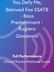 You Defy Me, Beloved Foe SSATB - Bass Predominant - Rugiero Giovanelli
