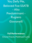 You Defy Me, Beloved Foe SSATB - Alto Predominant - Rugiero Giovanelli