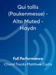 Qui tollis (Paukenmesse) - Alto Muted - Haydn