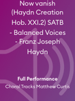 Now vanish (Haydn Creation Hob. XXI.2) SATB - Balanced Voices - Franz Joseph Haydn