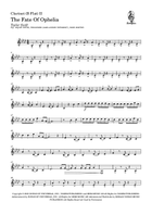 The Fate Of Ophelia Clarinet Duet scores gallery preview page 4