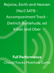 Rejoice, Earth and Heaven (No.1) SATB - Accompaniment Track - Dietrich Buxtehude, ed Kilian and Ober