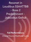 Resonet in Laudibus SSAATTBB - Bass 2 Predominant - Jabcobus Gallus