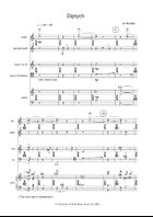 Diptych - Score Only Small Ensemble scores gallery preview page 3