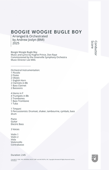 Boogie Woogie Bugle Boy