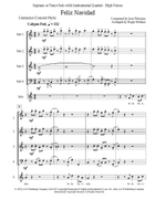 Feliz Navidad Small Ensemble scores gallery preview page 4