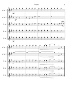 Popular Saxophone Quartet scores gallery preview page 5