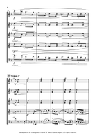 Intermedio from La leyenda del beso Woodwind Quintet scores gallery preview page 5