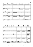 Intermedio from La boda de Luis Alonso Woodwind Quintet scores gallery preview page 4
