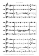 Friend Like Me Saxophone Quartet scores gallery preview page 5