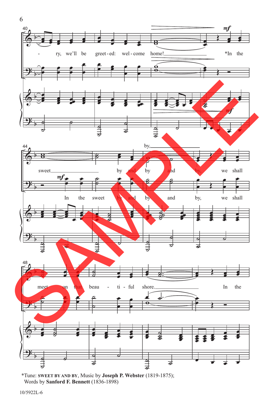 Welcome Home Choir - Sheet Music page 5