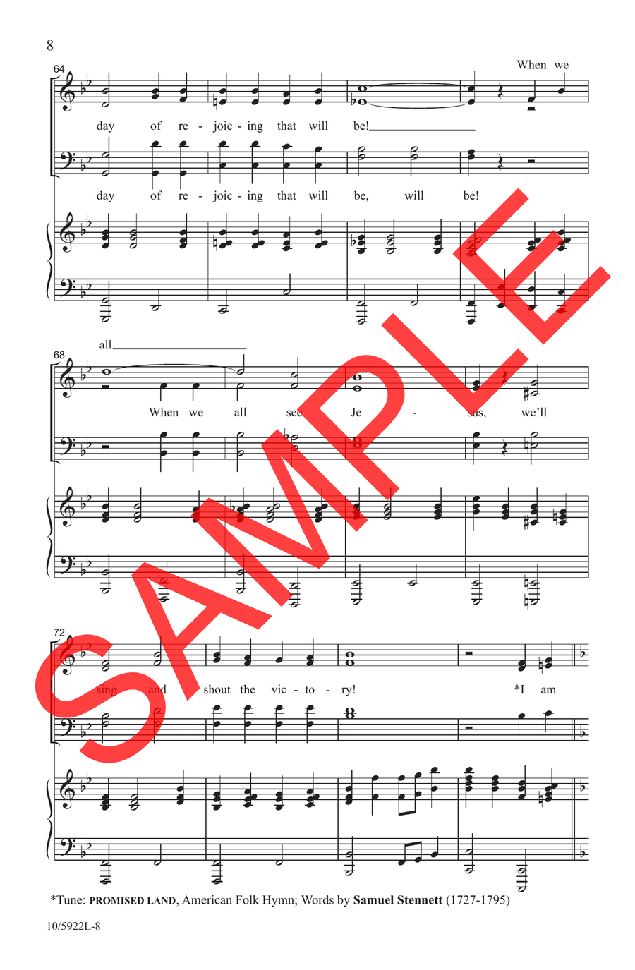 Welcome Home Choir - Sheet Music page 6