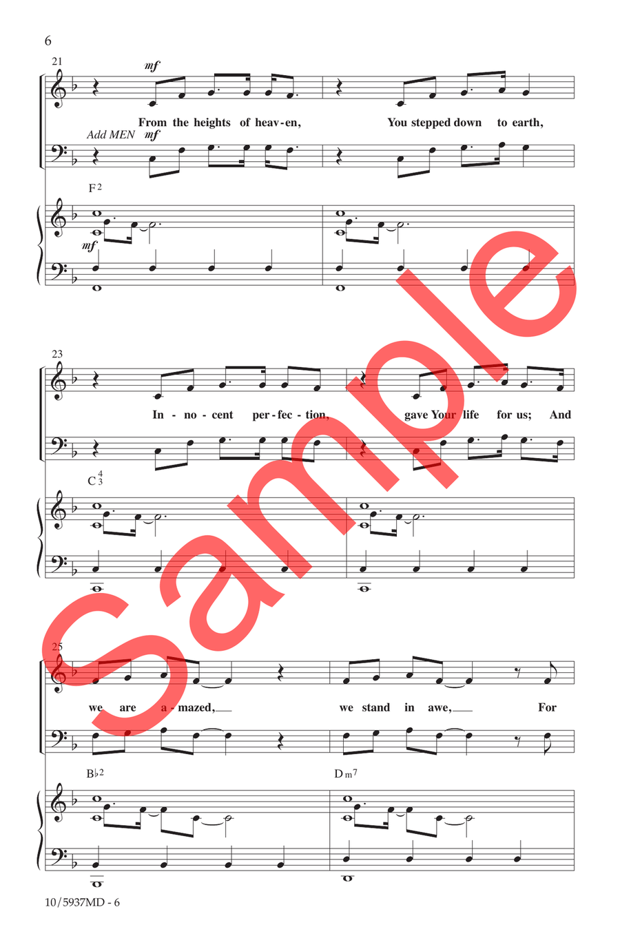 How Great Is Your Love Choir - Sheet Music page 5
