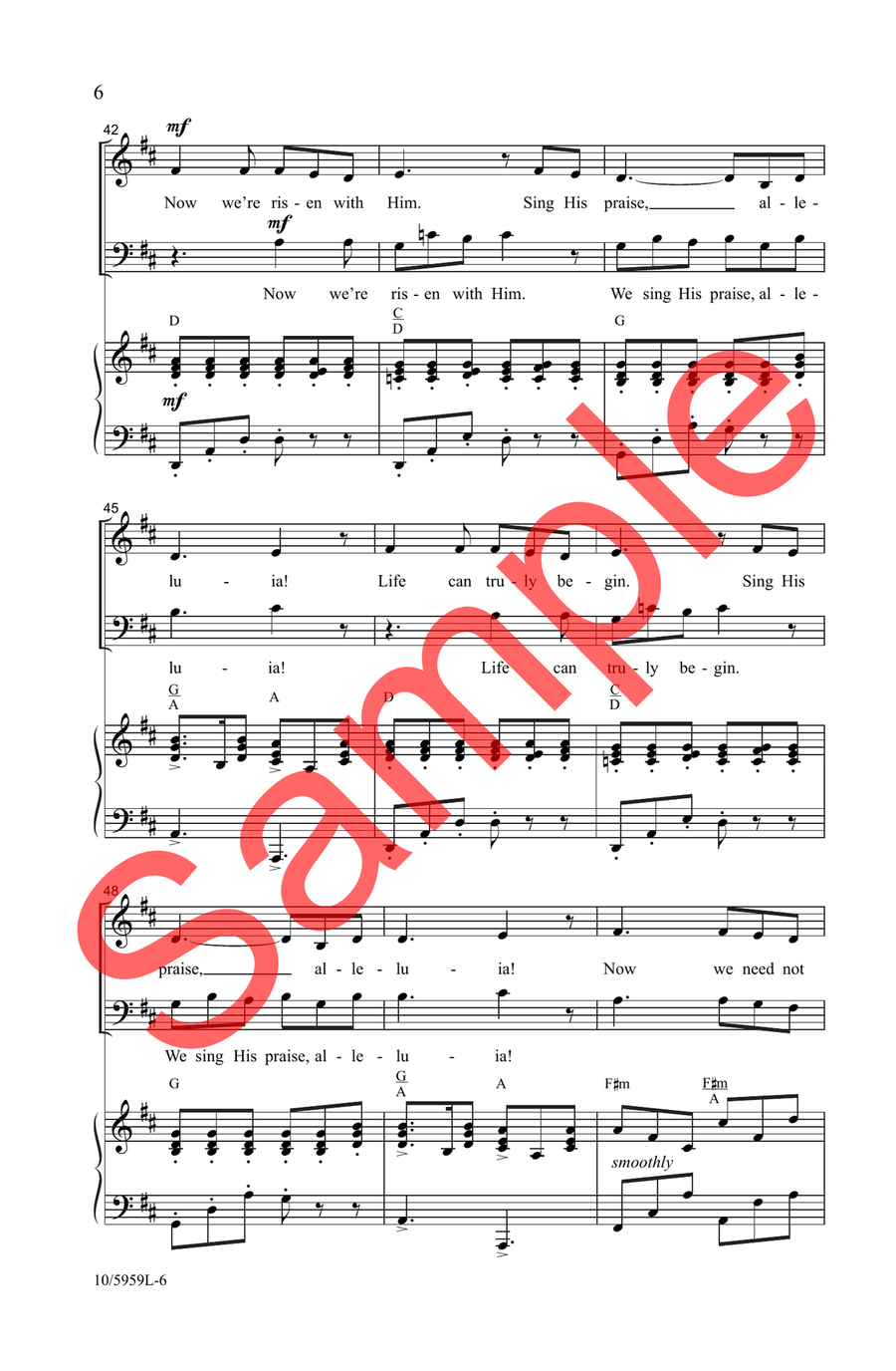 Jesus Is Alive! Alleluia! Choir - Sheet Music page 5