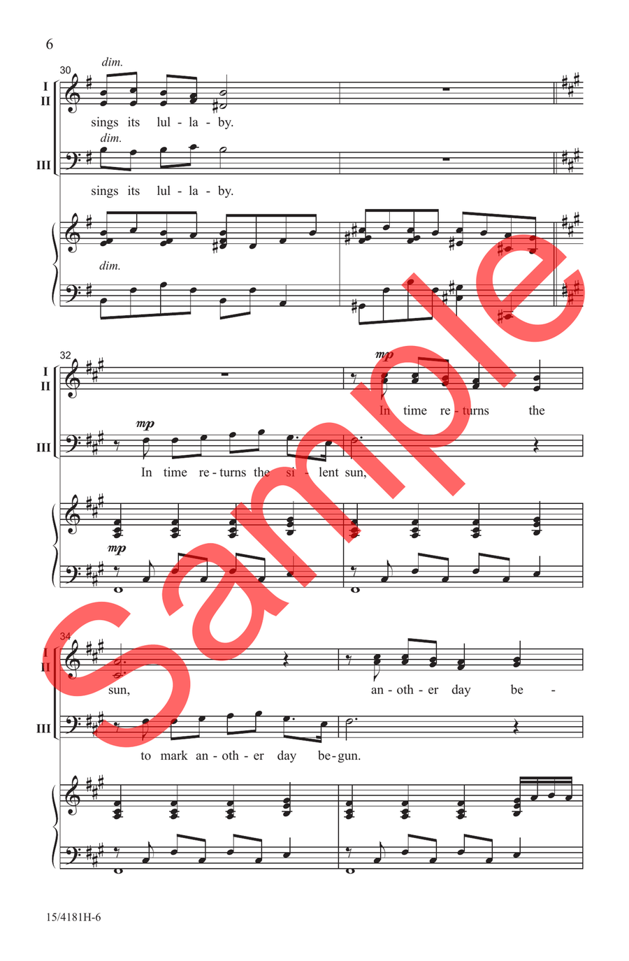 Frosty Winter Choir - Sheet Music page 5