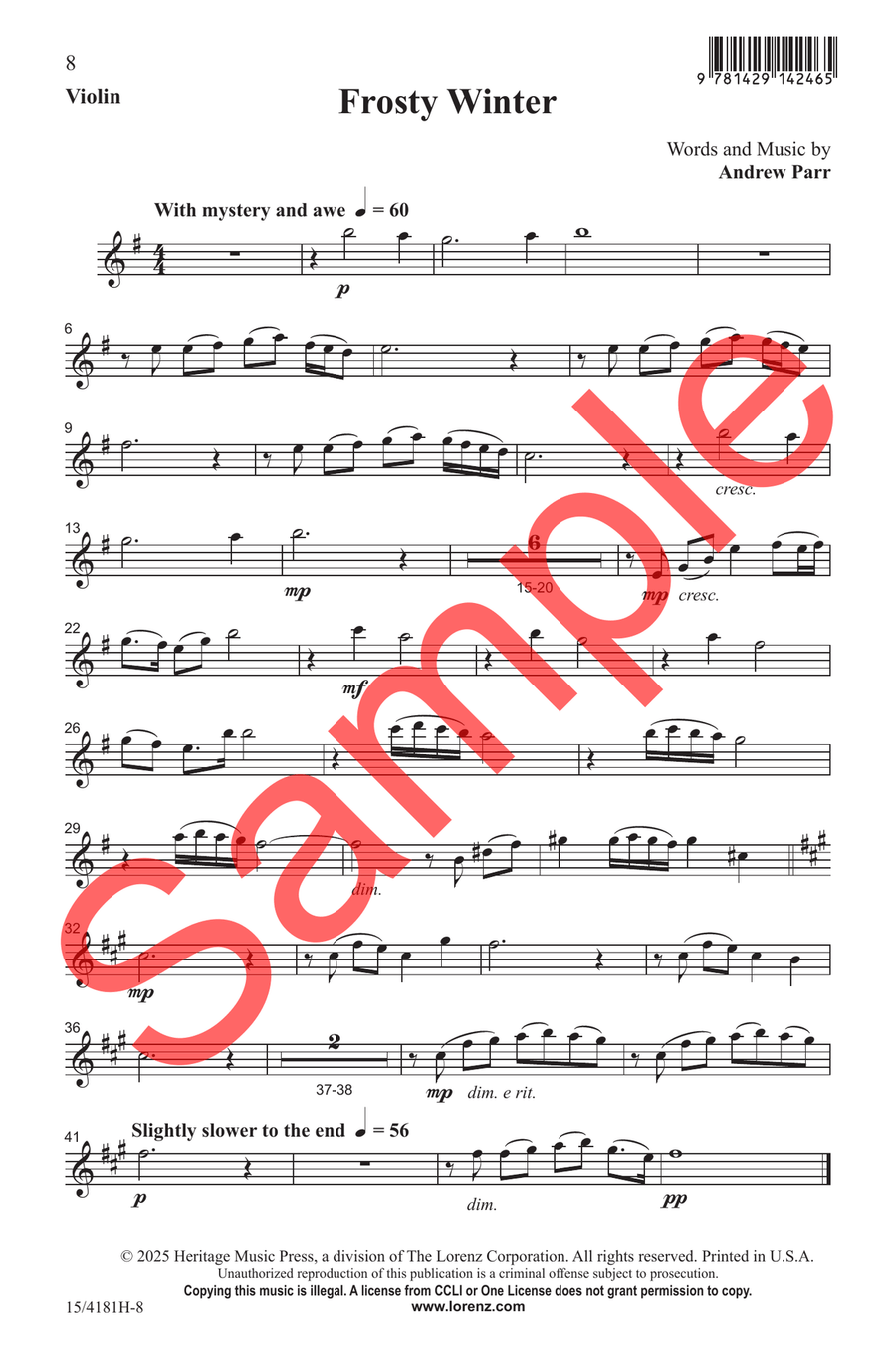 Frosty Winter Choir - Sheet Music page 7