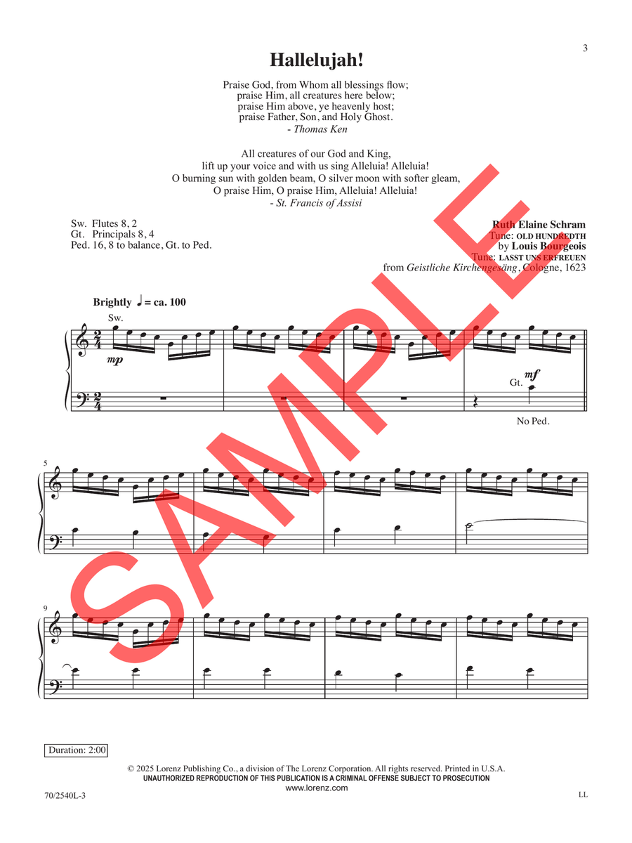 Prayludes of Praise, Vol. 2 Praise - Sheet Music page 3
