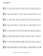 Alleluia! Sing to Jesus Trumpet Duet scores gallery preview page 4