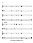 Christ Has Arisen, Alleluia Woodwind Duet scores gallery preview page 3