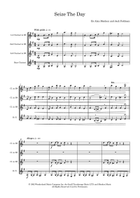Seize The Day Clarinet Quartet scores gallery preview page 3