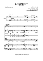 I Just Might 4-Part scores gallery preview page 3
