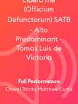 Libera me (Officium Defunctorum) SATB - Alto Predominant - Tomas Luis de Victoria