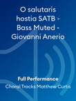 O salutaris hostia SATB - Bass Muted - Giovanni Anerio