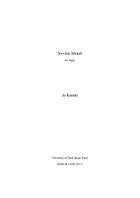 Novitas mundi Organ Solo scores gallery preview page 3