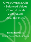 O Vos Omnes SATB - Balanced Voices - Tomas Luis de Victoria, ed. Abel Di Marco
