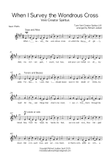 When I Survey The Wondrous Cross (to the tune Veni Creator Spiritus)