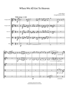 When We All Get to Heaven Brass Quintet scores gallery preview page 3