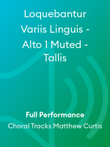 Loquebantur Variis Linguis - Alto 1 Muted - Tallis
