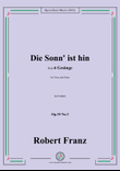 R. Franz-Die Sonn ist hin,in d minor