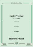 R. Franz-Erster Verlust,in e flat minor