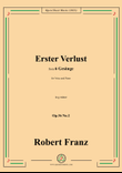 R. Franz-Erster Verlust,in g minor