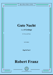 R. Franz-Gute Nacht,in d minor