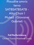 Plaudite omnis terra SATBSATBSATB - Alto Choir 1 Muted - Giovanni Gabrieli