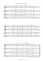 Greensleeves – Easy Traditional Brass Quartet C Minor Arrangement Brass Quartet scores gallery preview page 3