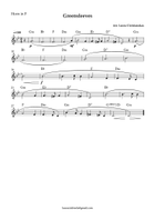 Greensleeves – Easy Traditional Brass Quartet C Minor Arrangement Brass Quartet scores gallery preview page 4