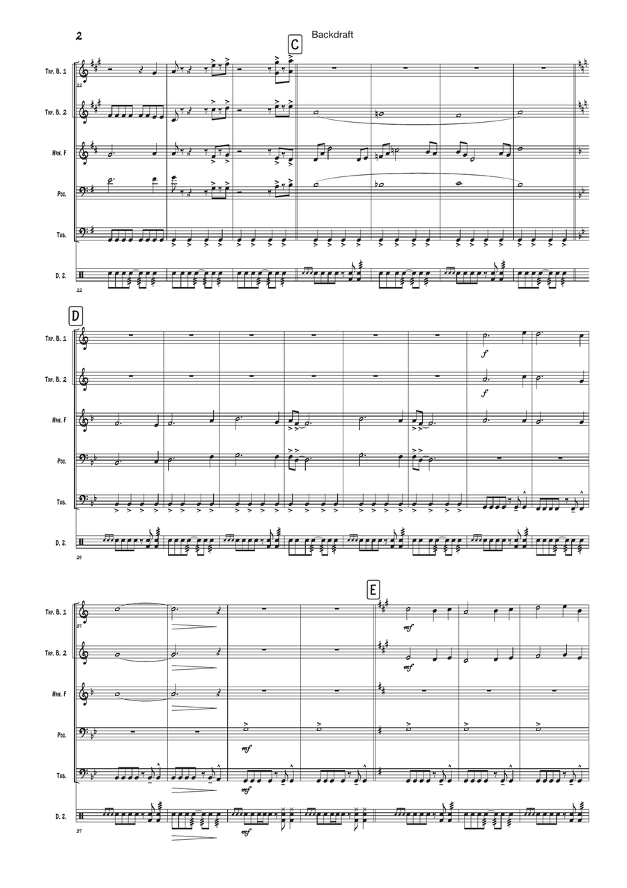 Show Me Your Firetruck by Hans Zimmer Brass Quintet - Digital Sheet Music page 2